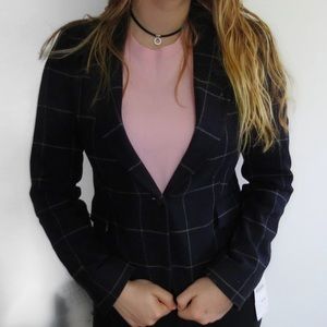 Zara Basic Striped Blazer